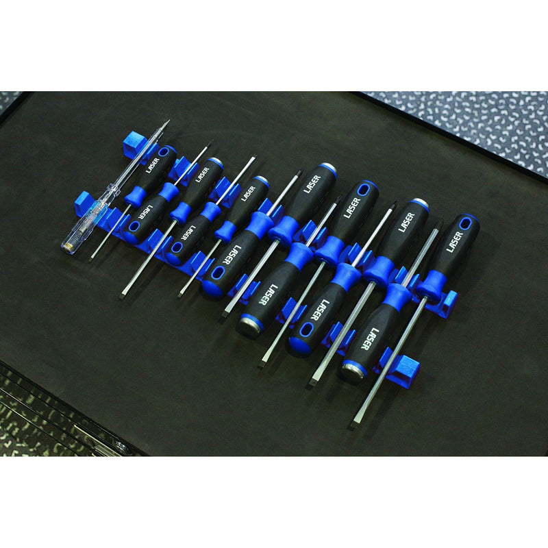 Laser Screwdriver Organiser 2pc 7529 Laser - Dynamic Drive