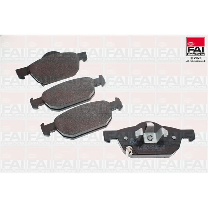 FAI Front Brake Pad Set fits Honda Civic IX 2012-2016 1.4 1.6 1.8 2.2