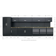 Sealey Premier Premier Storage System with Oak Worktop 5.6m APMSOAK Sealey Premier - Dynamic Drive