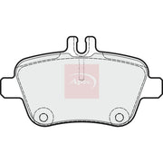 Apec Rear Brake Pad Set fits Infiniti Q30 2015 on 1.5 1.6 2.0 2.2