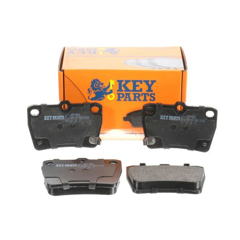 Key Parts Front & Rear Pads fits Toyota Rav 4 2000-2005 1.8 2.0