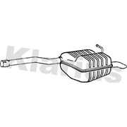 Klarius Box With Tail Pipe Rear VW714K