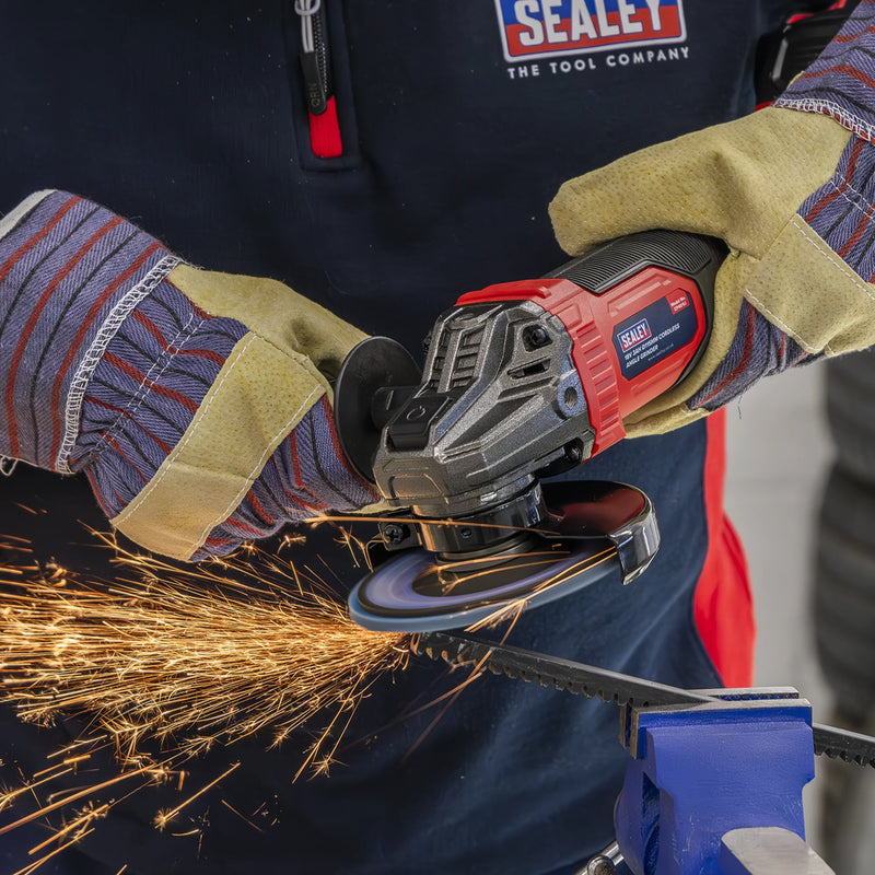 Sealey Cordless Angle Grinder CP401LI 18V 3Ah Ø115mm