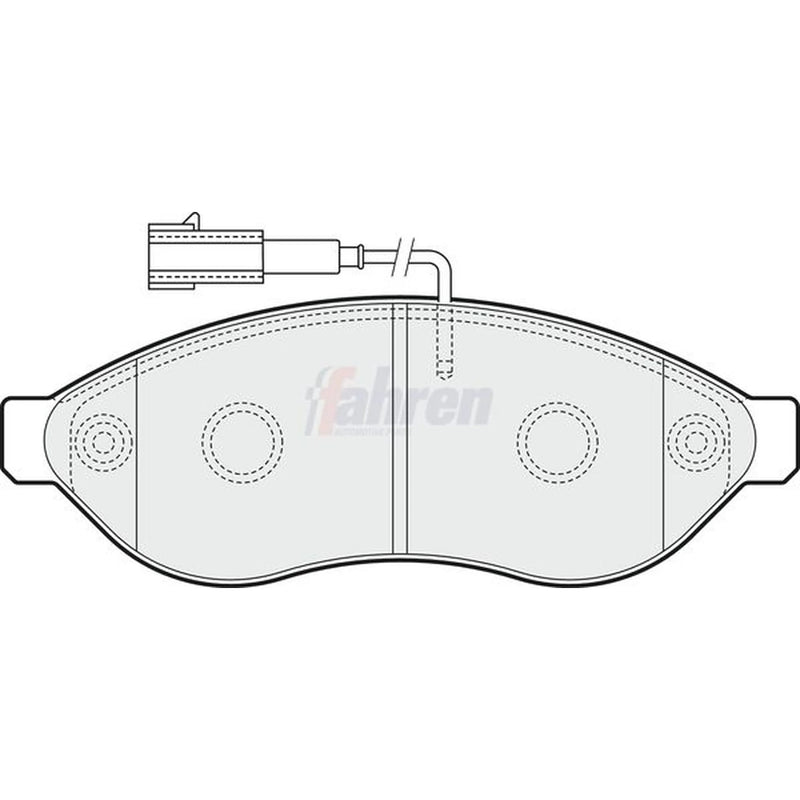 Fahren Front Brake Pad Set FBP3354