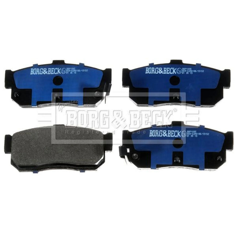Borg & Beck Rear Brake Solid Discs & Pads fits Infiniti G20 1990-1997 2.0