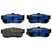 Borg & Beck Front & Rear Brake Discs & Pads fits Infiniti G20 1990-1997 2.0