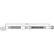 Juratek Brake Hydraulic Hose Line Fron fits Suzuki Jimny Closed Off-Road Vehicle