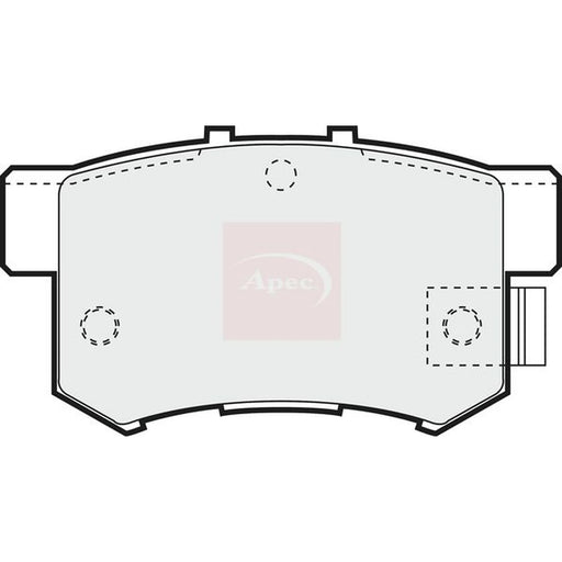 Apec Rear Brake Pad Set PAD859