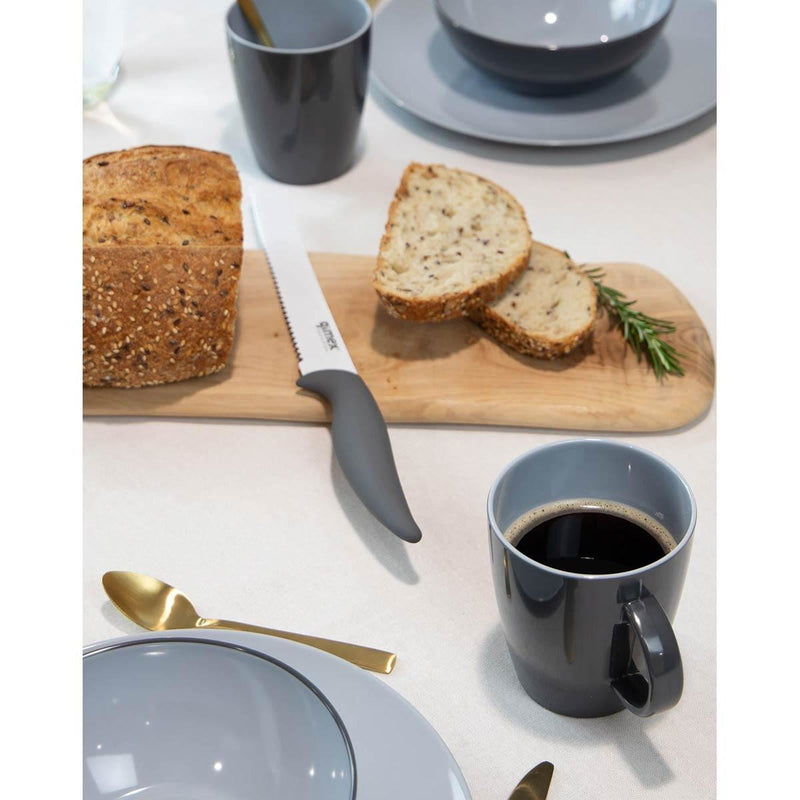 Gimex Vivid Line Tableware Grey 12 Pieces Gimex - Dynamic Drive