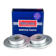 Borg & Beck Front & Rear Brake Discs & Pads fits Seat Toledo III 2007-2009 1.4