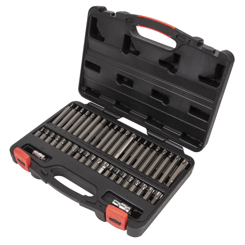 Sealey TRX-Star*/Hex/Spline Bit Set 42pc 3/8" & 1/2"Sq Drive AK21942P Sealey - Dynamic Drive