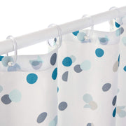 Shower Curtain White & Green Dot 234701 Rayen - Dynamic Drive