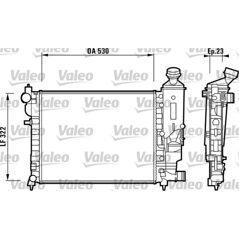Valeo Engine Radiator 732882