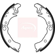 Apec Brake Shoe Set Axle Kit fits Daihatsu Copen 2003-2012 0.7 1.3