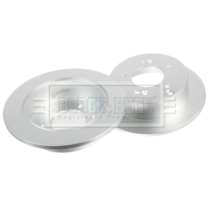 Borg & Beck Rear Brake Solid Discs & Pads fits Kia Sportage II 2004-2010 2.0