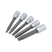 Laser Long Series Torx Plus Socket Bit Set 1/2 "D 5pc 8679 Laser - Dynamic Drive