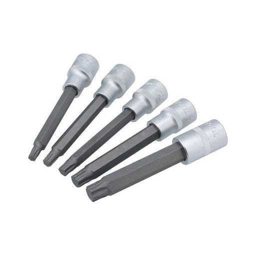 Laser Long Series Torx Plus Socket Bit Set 1/2 "D 5pc 8679 Laser - Dynamic Drive