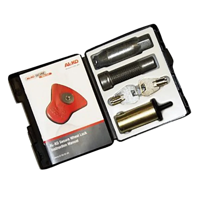 AL-KO Compact Barrel Lock & Keys for Caravan Wheel Security