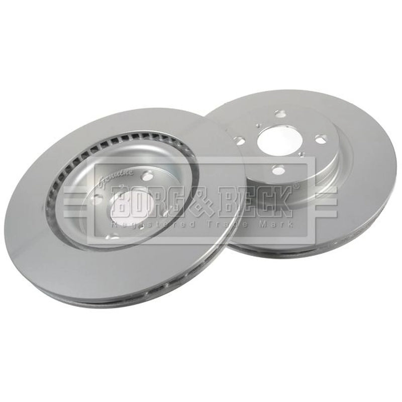 Borg & Beck Front & Rear Brake Discs & Pads fits Toyota Yaris/Vitz 2012-2020 1.5