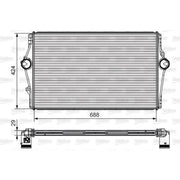 Valeo Intercooler (Charge Air Cooler) 818283