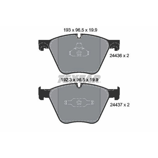 Textar Front Brake Pad Set 2443601