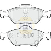 NAPA Front Brake Pad Set fits Daihatsu Charade VIII 2011 on 1.33
