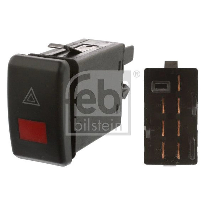 Febi Hazard Warning Light Switch Dashboard 7 Connectors 37509