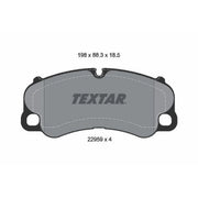 Textar Front Brake Pad Set 2295901