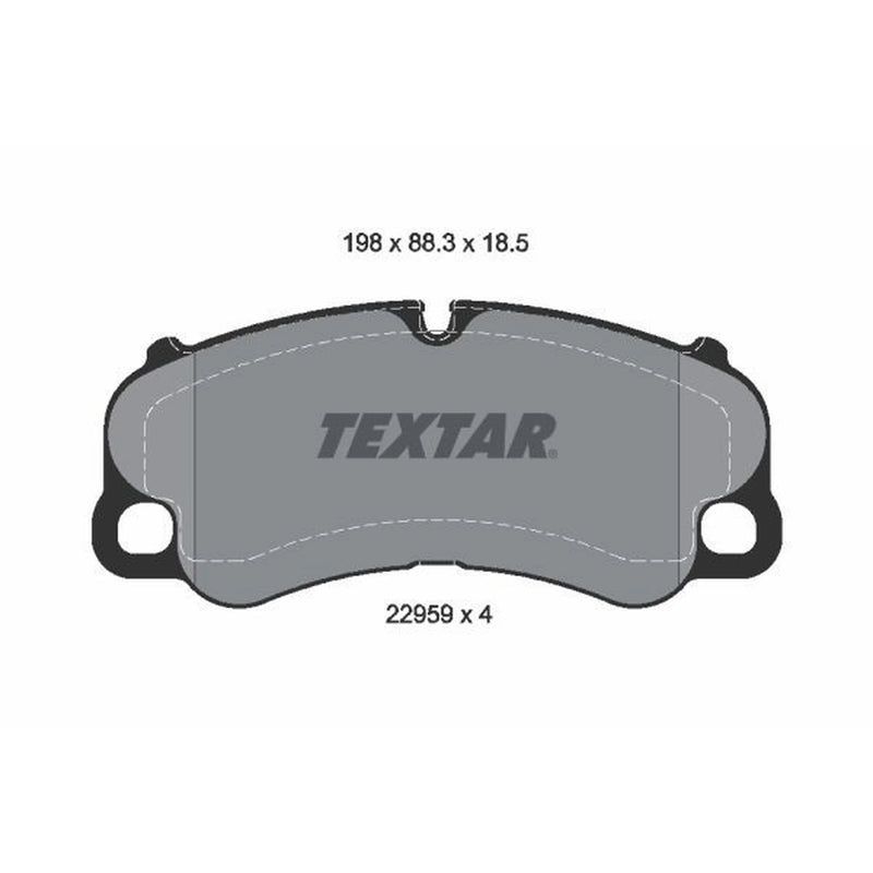Textar Front Brake Pad Set 2295901