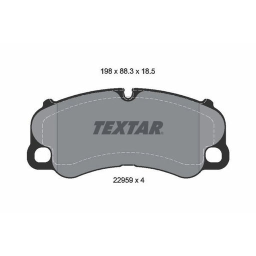 Textar Front Brake Pad Set 2295901