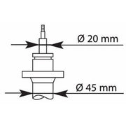 KYB Shock Absorber Damper Strut Front fits BMW 3 1982-1994