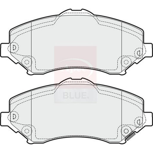 Apec Front Brake Pad Set fits Chrysler Grand Voyager V 2007-2008 2.8 3.3 3.8