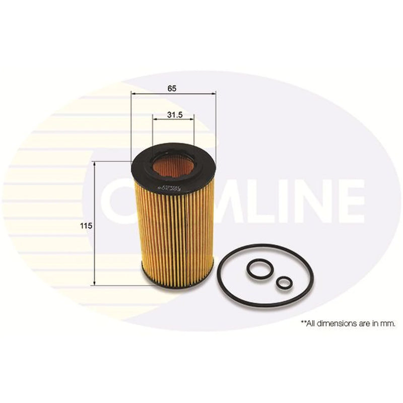 Comline Engine Oil Filter fits Chrysler Pt Cruiser 2002-2010 2.2
