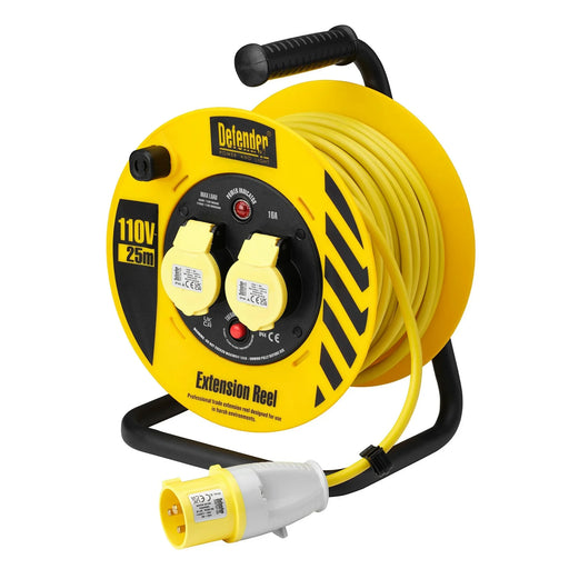Defender E86450 Industrial Cable Reel 25m 16A