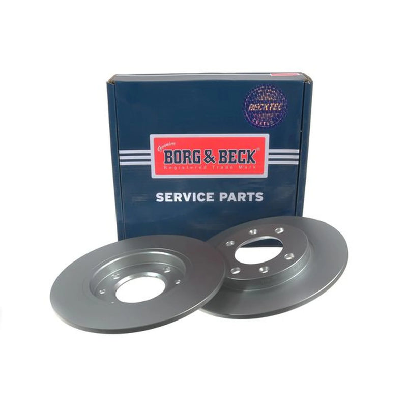 Borg & Beck Front & Rear Brake Discs & Pads fits Peugeot 106 II 1996-2004 1.6