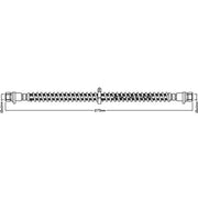 Juratek Brake Hydraulic Hose Line Rear fits Land Rover Freelander I 1998-2006