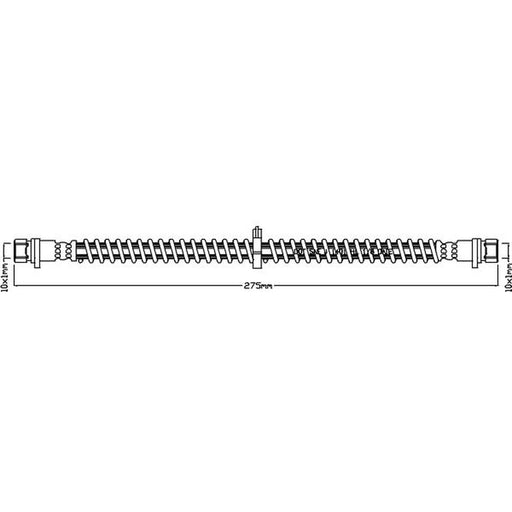 Juratek Brake Hydraulic Hose Line Right JBH1084