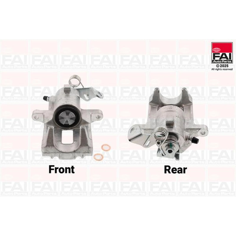 FAI Brake Caliper Assembly Rear Right fits Audi A2 2002-2005 1.4 1.6