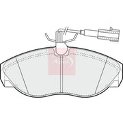 Apec Front Brake Pad Set fits Citroën Relay I 1994-2002 1.9 2.0 2.5 2.8