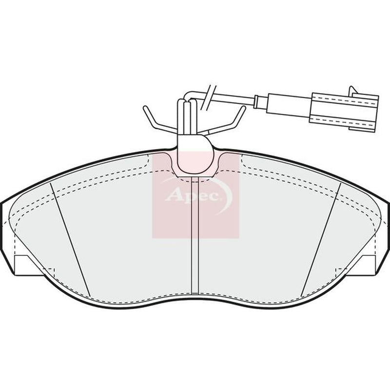 Apec Front Brake Pad Set PAD1205