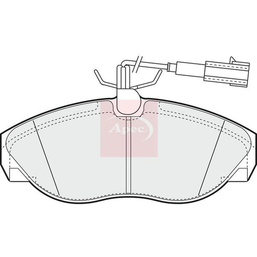 Apec Front Brake Pad Set PAD1205