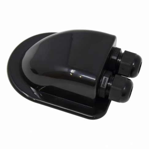 Photonic Universe Waterproof black double cable entry gland (3-7mm) Dyna-mo Solar - Dynamic Drive