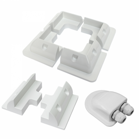 Photonic Universe Solar panel mounting set with heavy duty corner brackets Dyna-mo Solar - Dynamic Drive