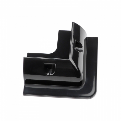 Photonic Universe Set of 4 lightweight black plastic corner mounting brackets Dyna-mo Solar - Dynamic Drive