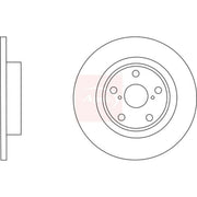 Apec 2 x Solid Brake Discs fits Suzuki Kizashi 2010 on 2.4