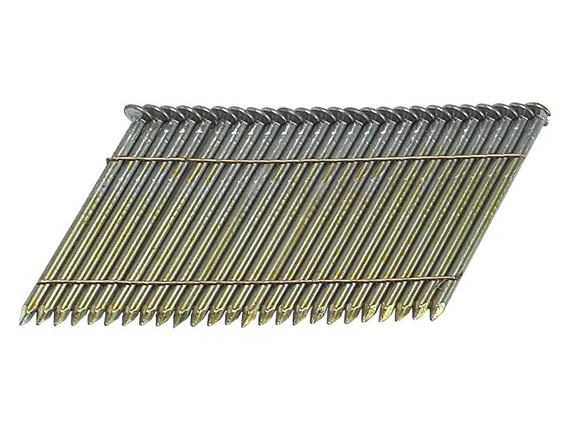 Bostitch 28° Bright Smooth Shank Stick Nails 2.8 x 65mm (Pack 2000) Bostitch - Dynamic Drive