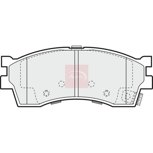 Apec Front Brake Pad Set PAD1188