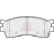 Apec Front Brake Pad Set fits Kia Shuma II 2001-2004 1.6 1.8