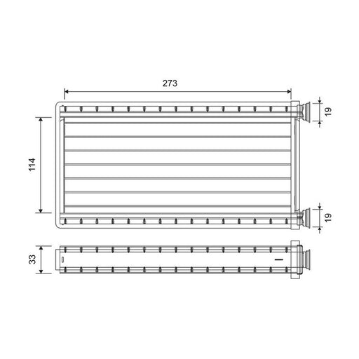 Valeo Heater Matrix Core Heat Exchanger 811556