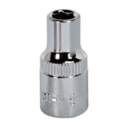Sealey WallDrive Socket 5mm 1/4"Sq Drive Fully Polished SP1405 Sealey - Dynamic Drive